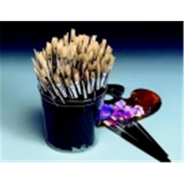 Sax Sax Flat White Bristle Brush School Pack - Assorted Size; Natural; Pack 216 461012 - main